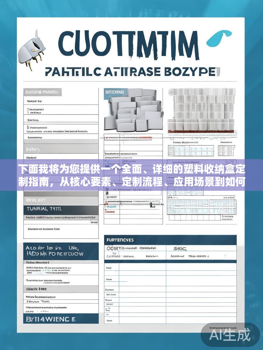 下面我将为您提供一个全面、详细的塑料收纳盒定制指南，从核心要素、定制流程、应用场景到如何选择供应商，希望能帮助您做出最合适的选择