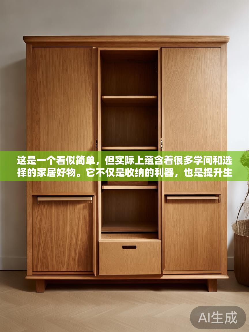 这是一个看似简单，但实际上蕴含着很多学问和选择的家居好物。它不仅是收纳的利器，也是提升生活品质的小帮手