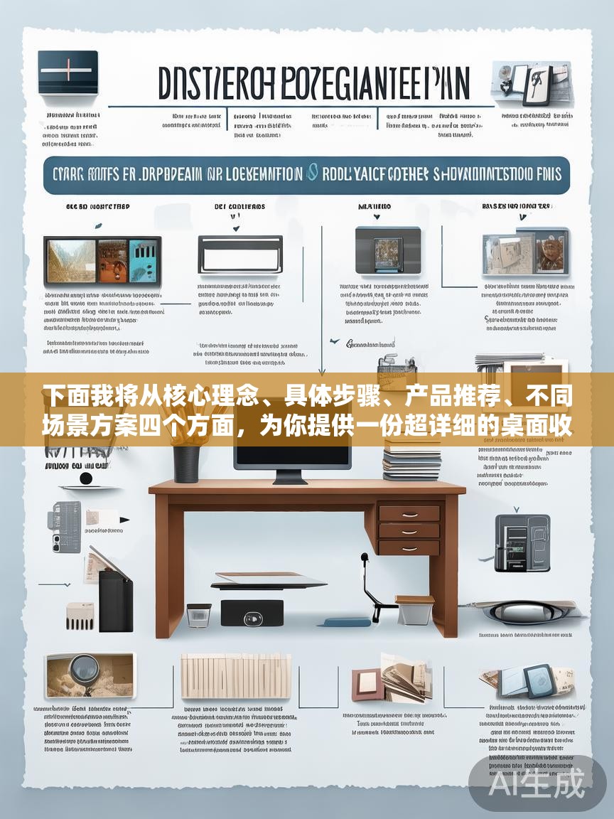 下面我将从核心理念、具体步骤、产品推荐、不同场景方案四个方面，为你提供一份超详细的桌面收纳方案